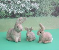 Needlefelted bunnies